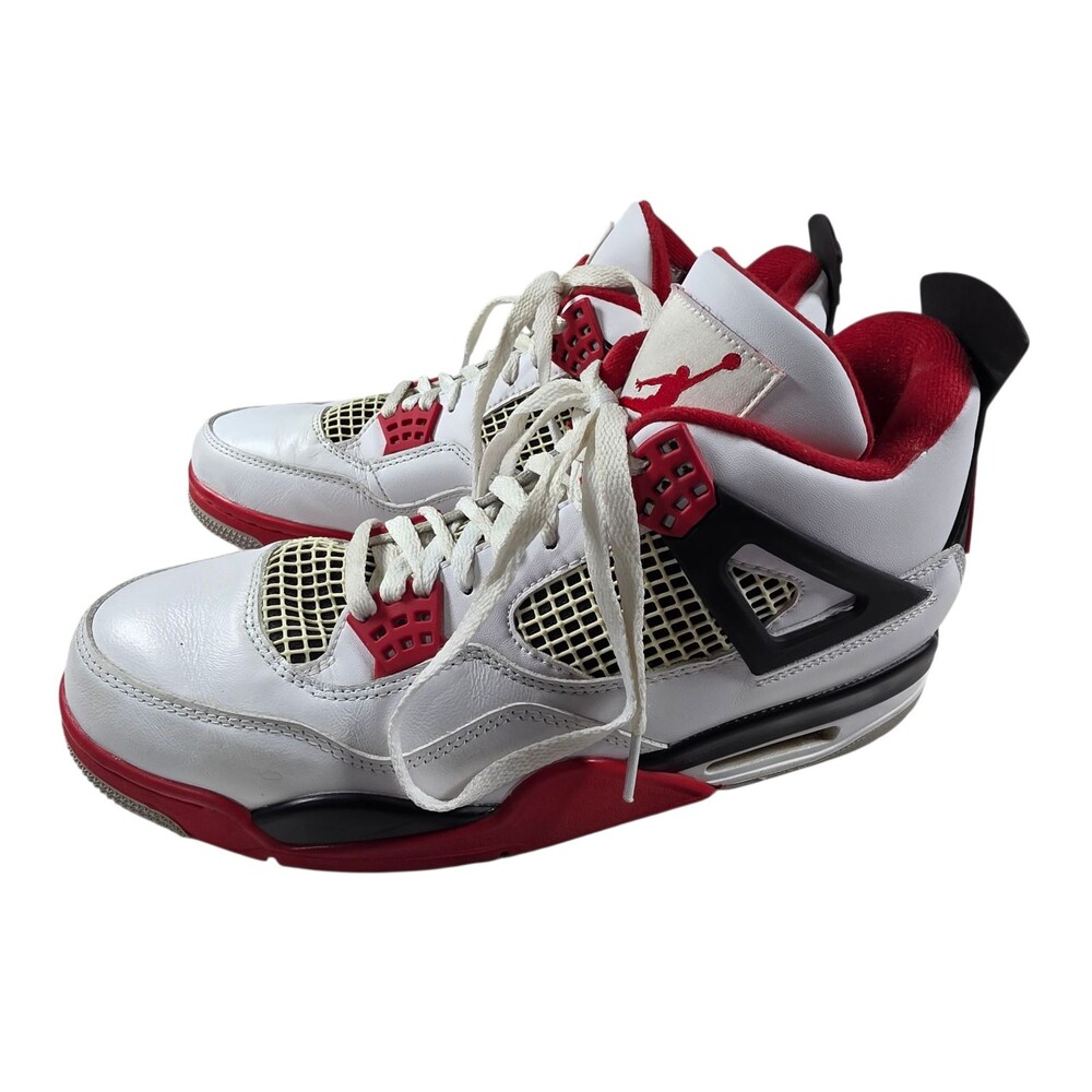 Nike Jordan 4 Retro Fire Red 2020 Mens Shoes Size 11‎ DC7770-160 - Picture 2 of 7